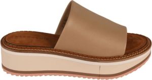 Clergerie Sliders Beige Dames