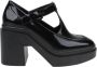 Clergerie Vintage Mary Jane met Dikke Hak Black Dames - Thumbnail 1