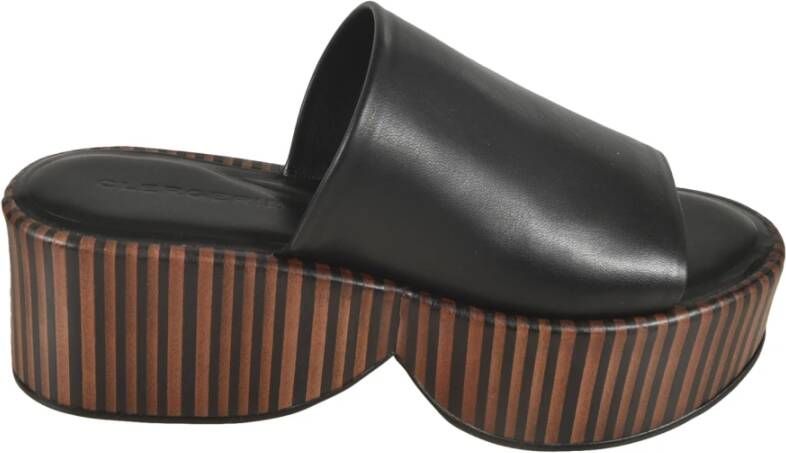 Clergerie Zwarte Sandalen voor Vrouwen
