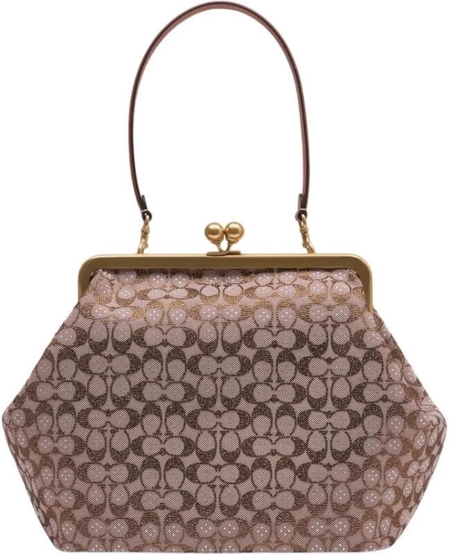 Coach Crystal Signature Large Kisslock Pouch - Foto 2