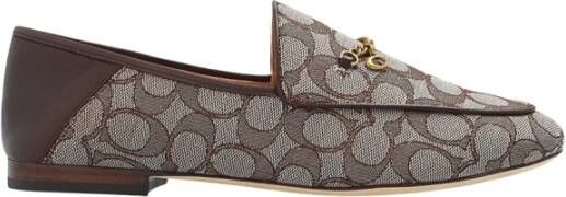 Coach Hanna leren loafers Brown Dames