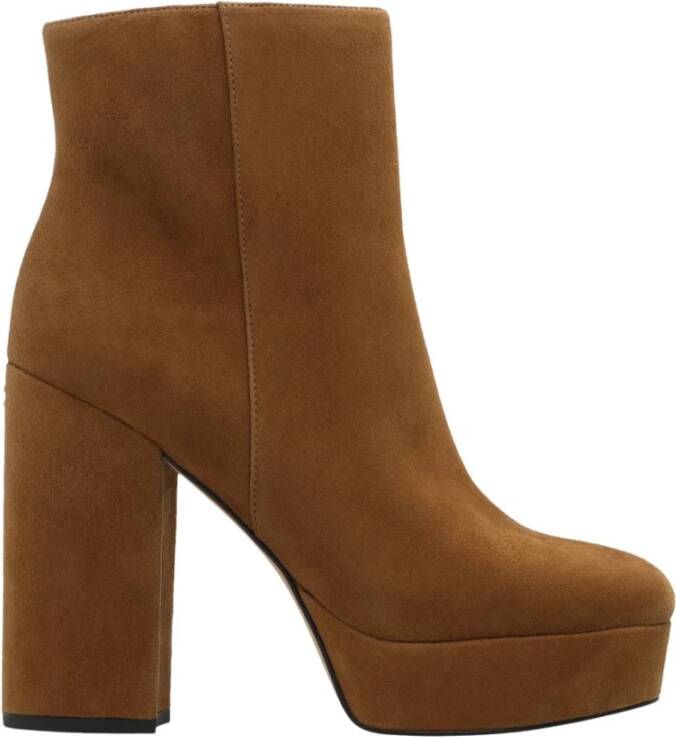 Coach Boots & laarzen Iona Suede Bootie in beige