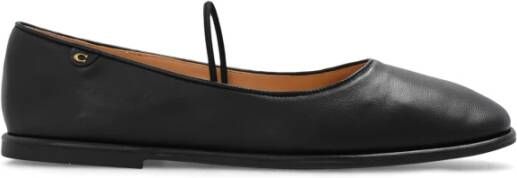 Coach Loafers & ballerina schoenen Emilia Leather Mary Jane in zwart