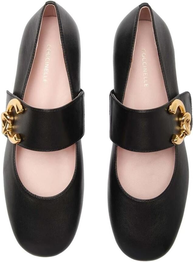 Coccinelle Zwarte ballerina's met C-Me logo detail Black Dames - Foto 2