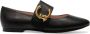 Coccinelle Zwarte ballerina's met C-Me logo detail Black Dames - Thumbnail 1