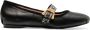 Coccinelle Zwarte Beatriz Ballerina's met Monogramlint Black Dames - Thumbnail 1