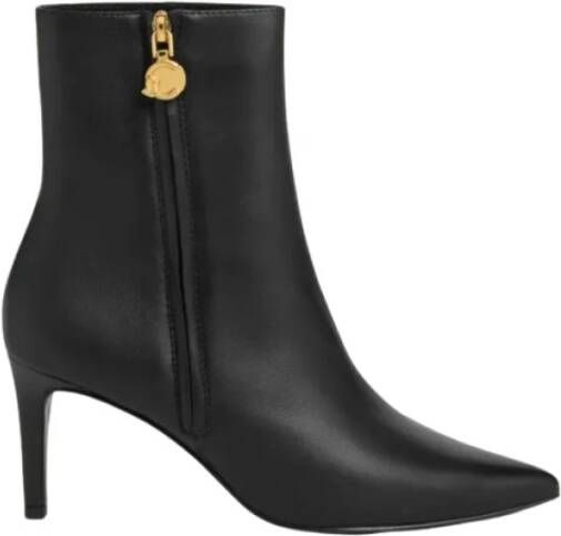 Coccinelle Zwarte Leren Enkellaarzen