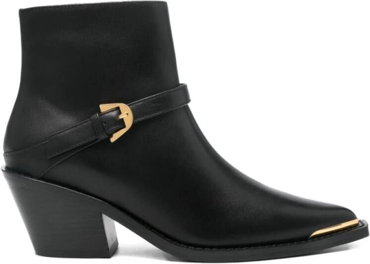 Coccinelle Zwarte Leren Gesp Laarzen - Foto 2