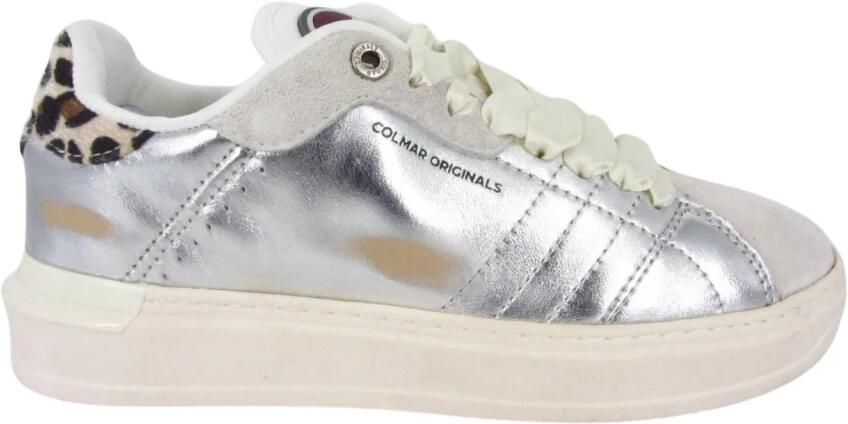 Colmar Witte Veterschoenen voor Dames Gray