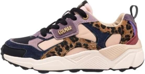 Colmar Sneakers laag 'Garner' bruin lila zwart wit
