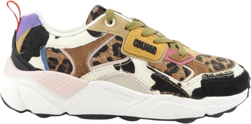 Colmar Sneakers laag 'Garner Mix' karamel lichtbruin zwart wit