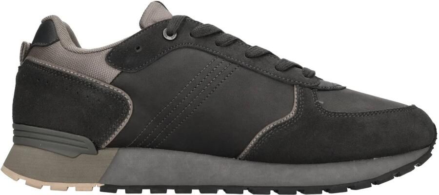 Colmar Antraciet Sneakers Travis Boost Vintage Burgundy Gray Heren