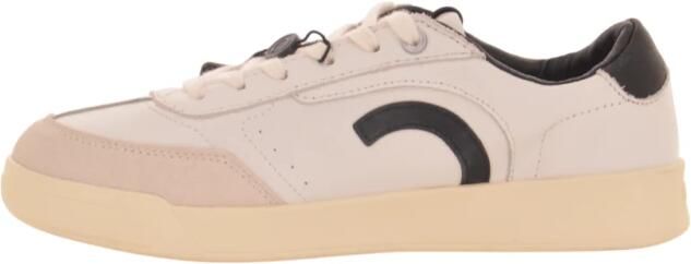 Colmar Witte Sneakers met Suède Versteviging