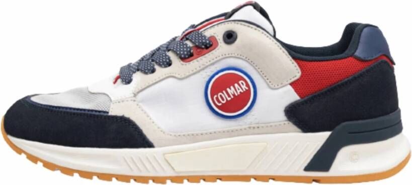Colmar Dalton Iconic 039 Sneaker Wit Marineblauw Rood White Heren