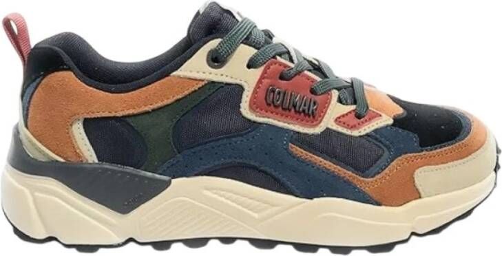 Colmar Denim Sneakers met Textuur Nylon Bovenwerk