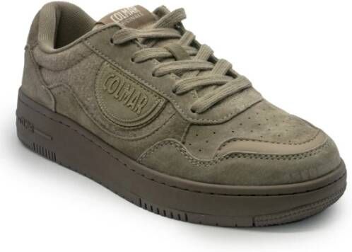Colmar Grijze Leren Sneakers Austin Roots Stijl