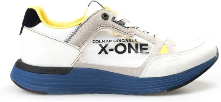 Colmar Ronde Neus Veterschoenen White Heren
