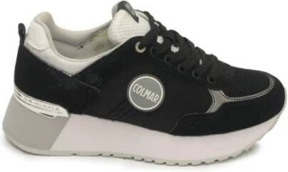 Colmar Travis Authentic Hoge Zool Sneakers Zwart Dames