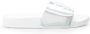 Colmar Instap Sandalen met Logo Print en Metallic Glans White Dames - Thumbnail 1