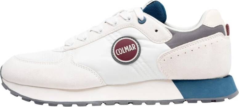 Colmar Witte Sneakers met Luminescent Nylon