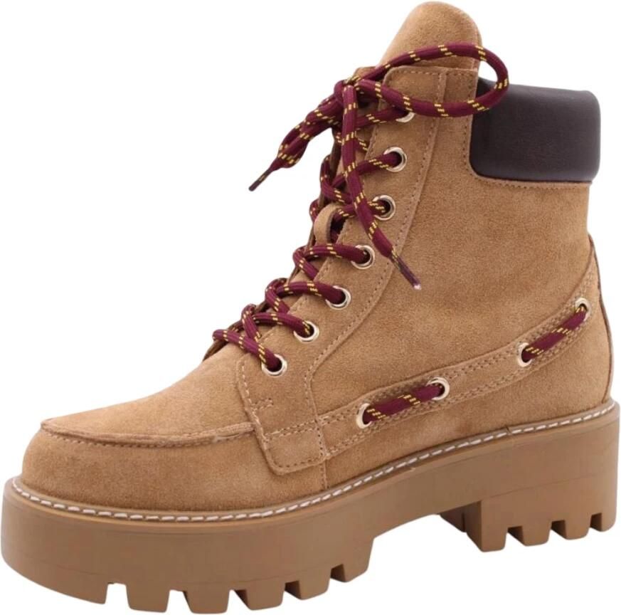 Colors of California Korte Schapenvacht Laarzen In Suède Streetwear Vrouwen - Foto 8