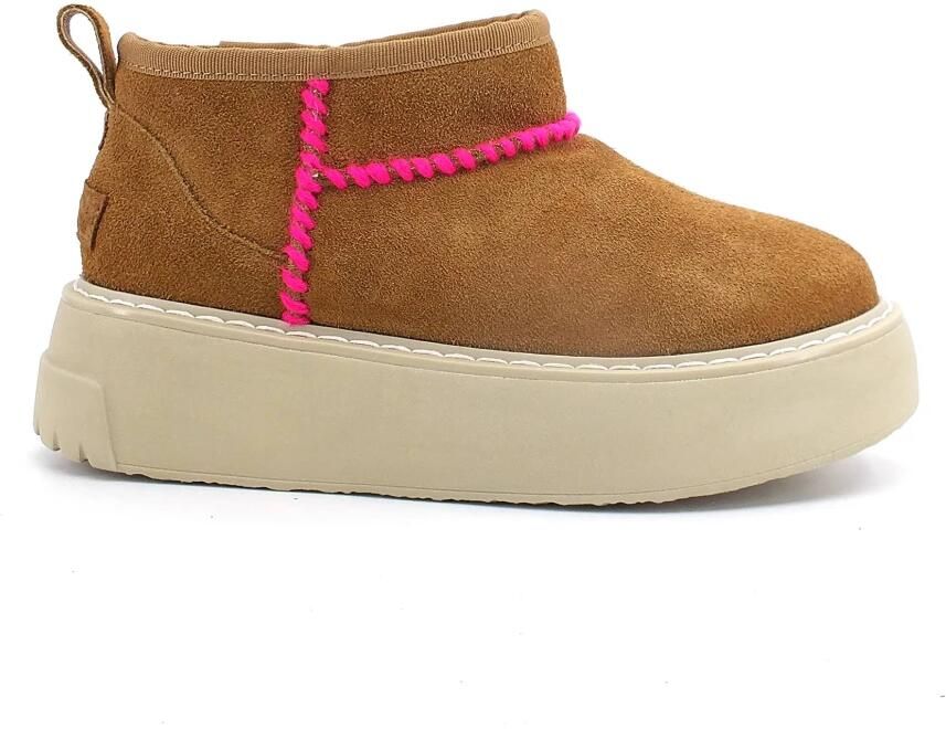 Colors of California Wol Threads Sneakerzool Beige Dames