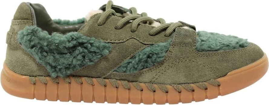 Colors of California Cow Suede Teddy Fur Sneaker