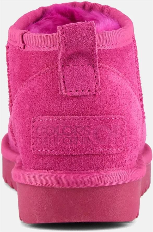 Colors of California Fuchsia Suède Winter Enkellaarzen - Foto 3