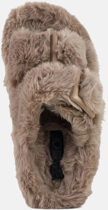 Colors of California Harige Bruine Sandalen