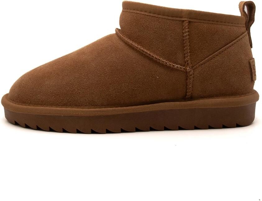 Colors of California Korte Winter Suède Laarzen Lichtbruin - Foto 2