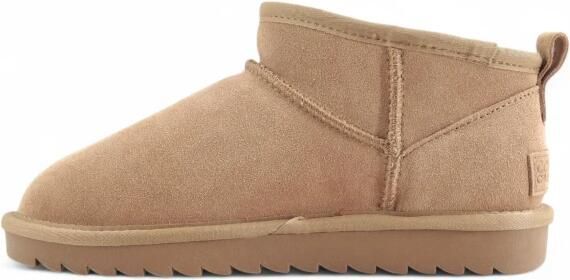 Colors of California Bruin Leren Platte Schoenen Yw0078 Model Brown Dames - Foto 6