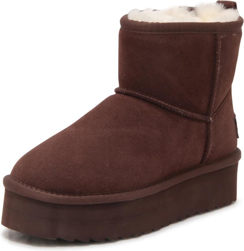 Colors of California Platform Sheepskin Mid Boot