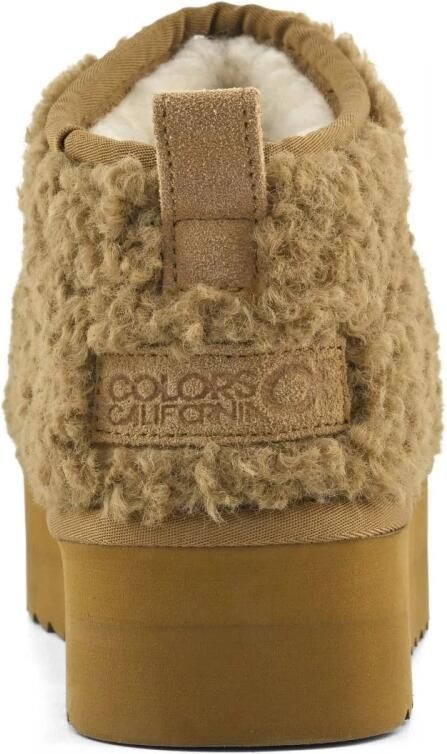 Colors of California Platform Teddy Enkelboot - Foto 2