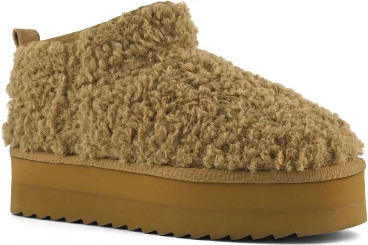 Colors of California Platform Teddy Enkelboot