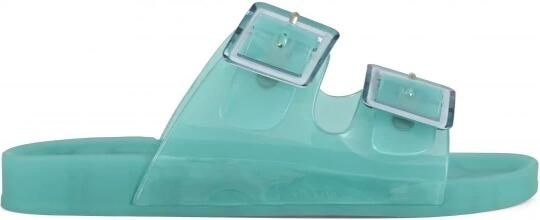 Colors of California Rubberen sandalen voor dames met verstelbare bandjes - Foto 2