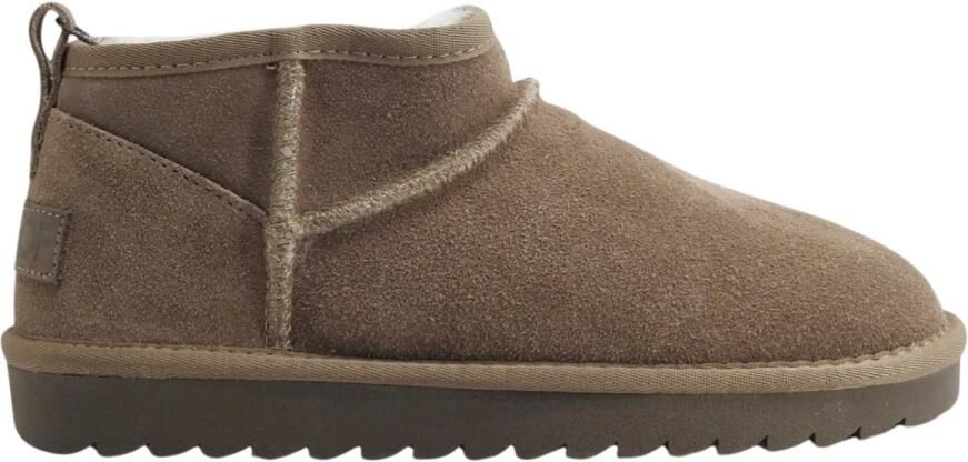 Colors of California Laarzen Short Sheepskin Boot In Suede