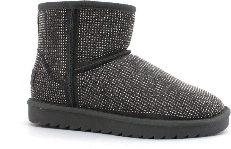 Colors of California Stivaletto Pelo Strass