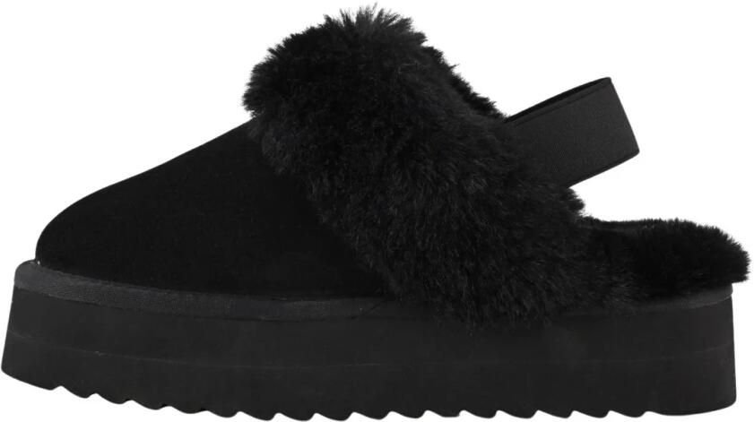 Colors of California Suède Platform Slipper met Bandsluiting Black Dames - Foto 4