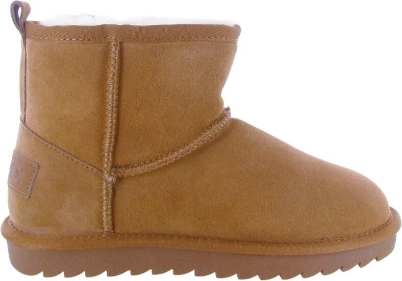 Colors of California Korte Laarzen Van Schapenvlees In Suède Fashion Wear Vrouwen - Foto 10