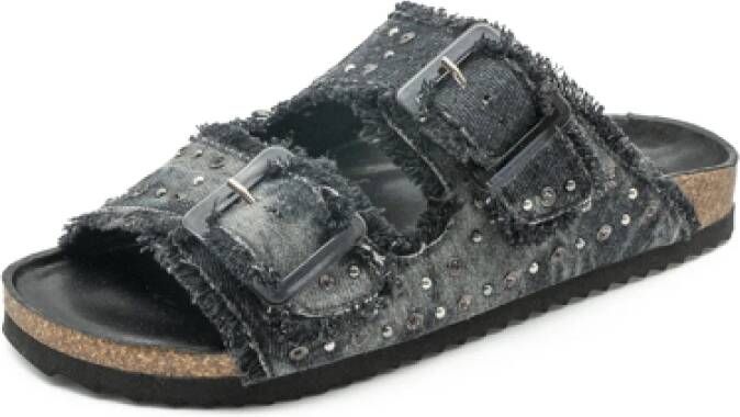 Colors of California Sandalen Two buckle denim sandal