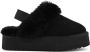 Colors of California Suède Platform Slipper met Bandsluiting Black Dames - Thumbnail 2