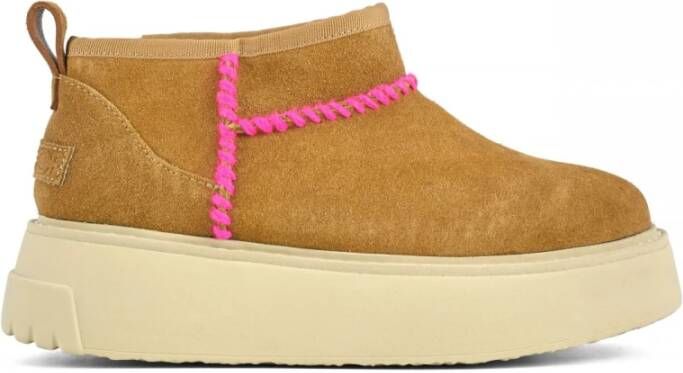 Colors of California Wol Threads Sneakerzool Beige Dames - Foto 3