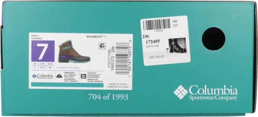 Columbia BUGABOOT Veelkleurig - Foto 2