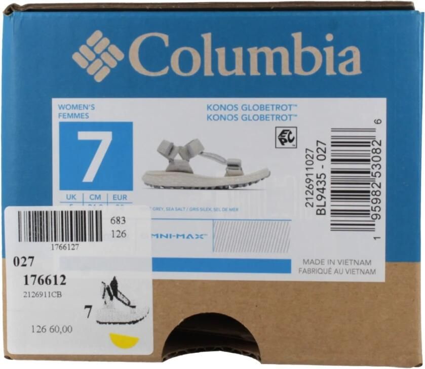 Columbia KONOS GLOBETROTâ„¢ Dames Sandalen Grey - Foto 4