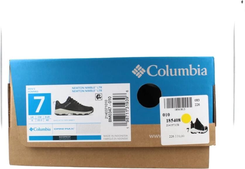 Columbia NEWTON NIMBLE LTR Heren Wandelschoenen Black Kettle - Foto 7