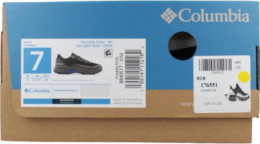 Columbia Tellurix Peak™ Wp Wandelschoenen Zwart 1 2 Man - Foto 5