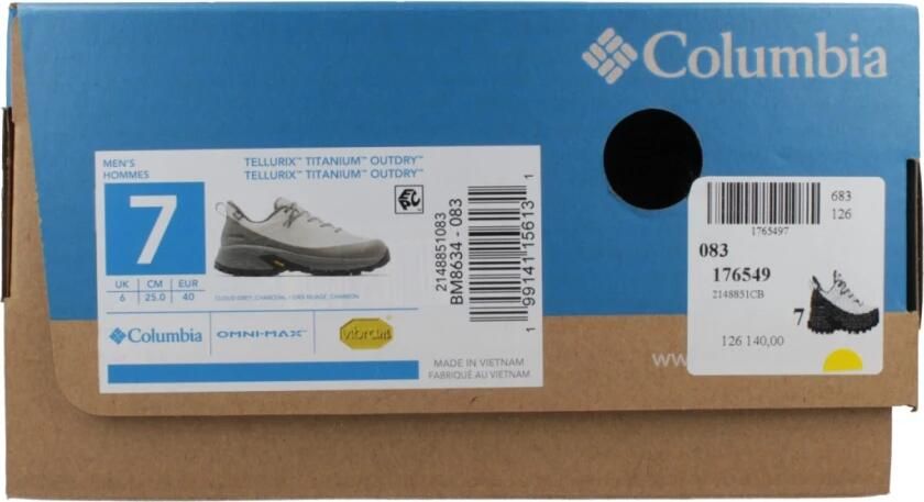 Columbia Tellurix Titanium Outdry Multisportschoenen grijs - Foto 2
