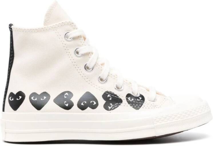 Comme des Garçons Beige High-Top Chuck Taylor Sneakers Beige Dames