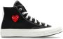 Comme des Garçons Chuck 70 Hi Sneakers Zwart Rood Egret - Thumbnail 1
