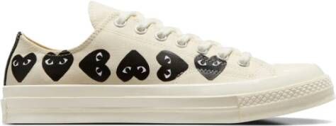 Comme des Garçons Chuck 70 Multi Heart Sneakers Beige Heren